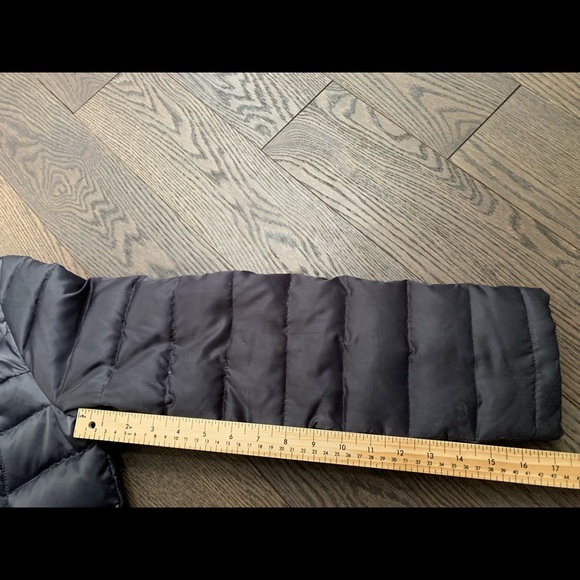 Esprit Down jacket coat size large dark grey/black button full zip - Picture 11 of 11